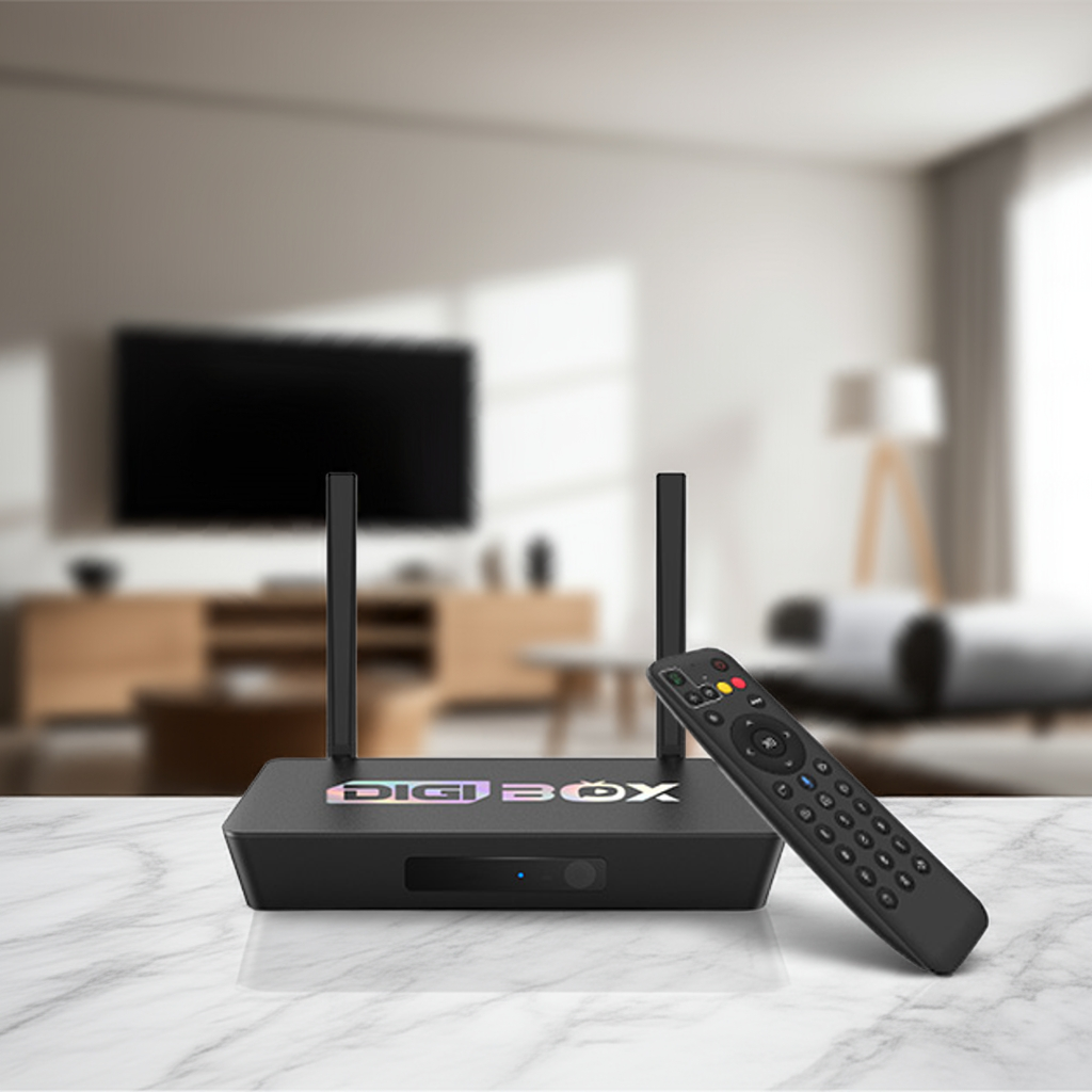 デジボックス DIGIBOX D3 Plus|6K対応スマートテレビボックス・AI音声・日本番組OK