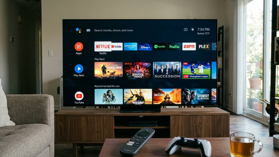 Android TV interface overview apps and features on smart TV