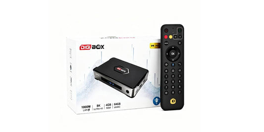 DIGIBOX D6 Max AI音声リモコン 本体とリモコン